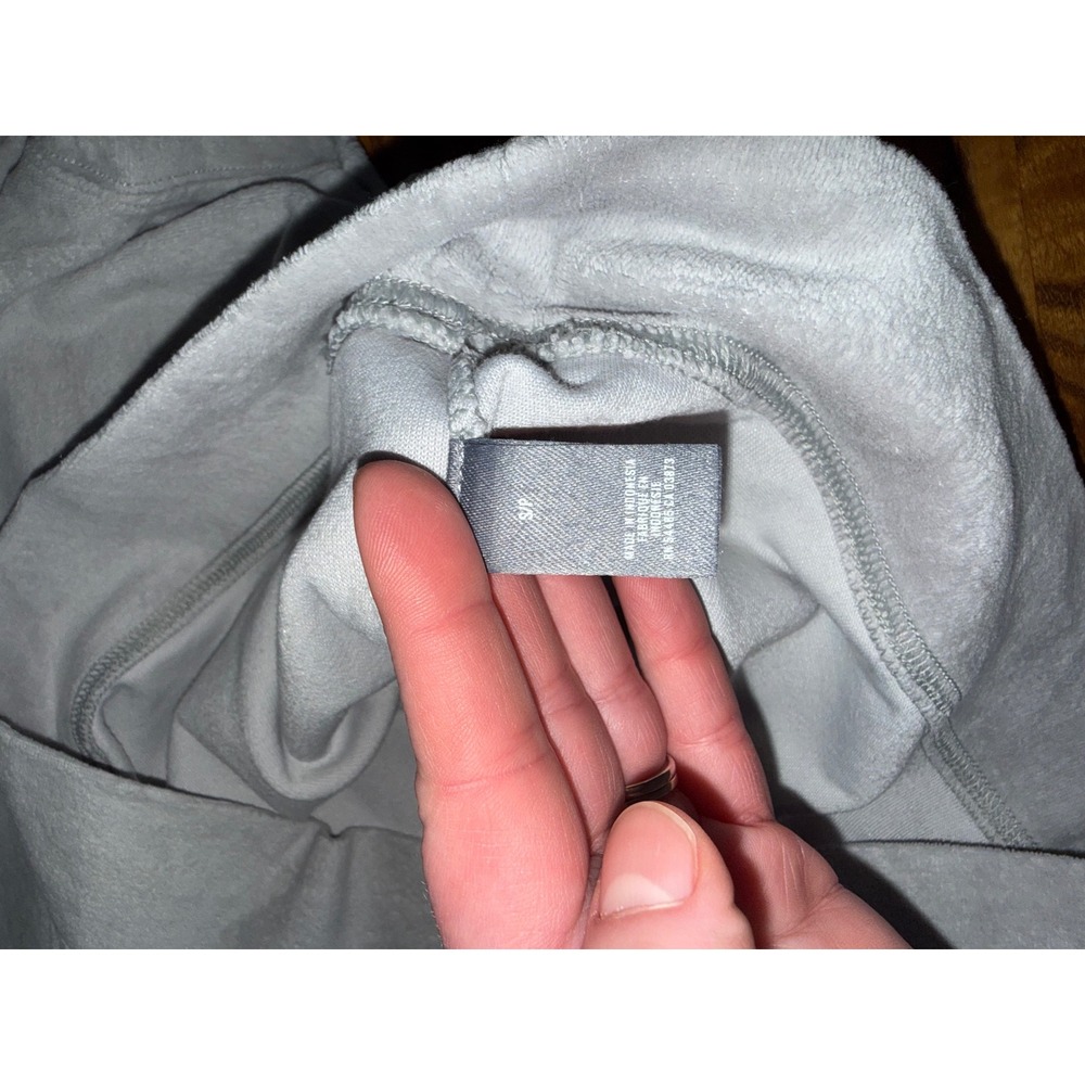 Aerie Velour Crewneck Sweatshirt Light Gray Relaxed Fit‎ Size S - Picture 5 of 7